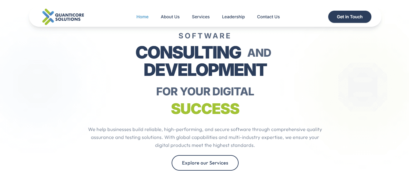 Quanticore Solutions LLC - Corporate Website