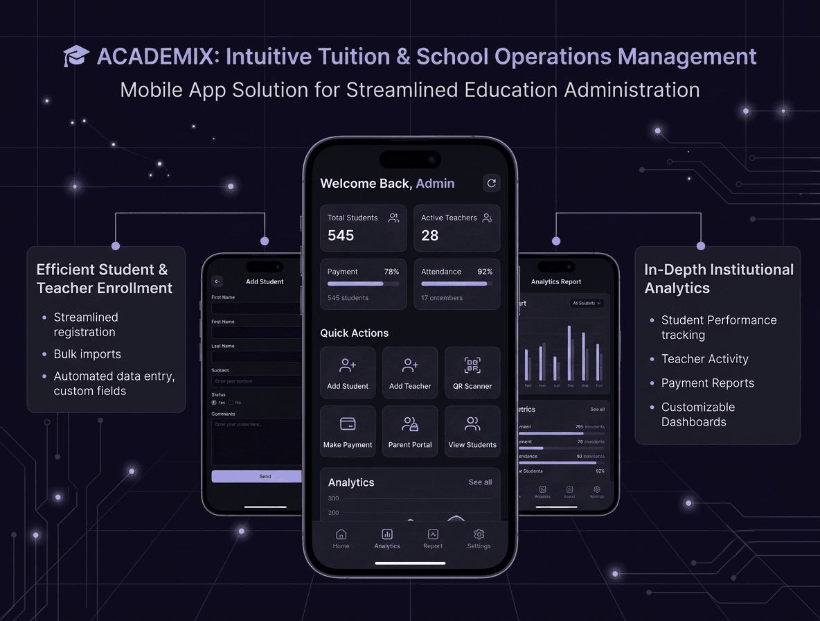 ACADEMIX - Tuition Management App