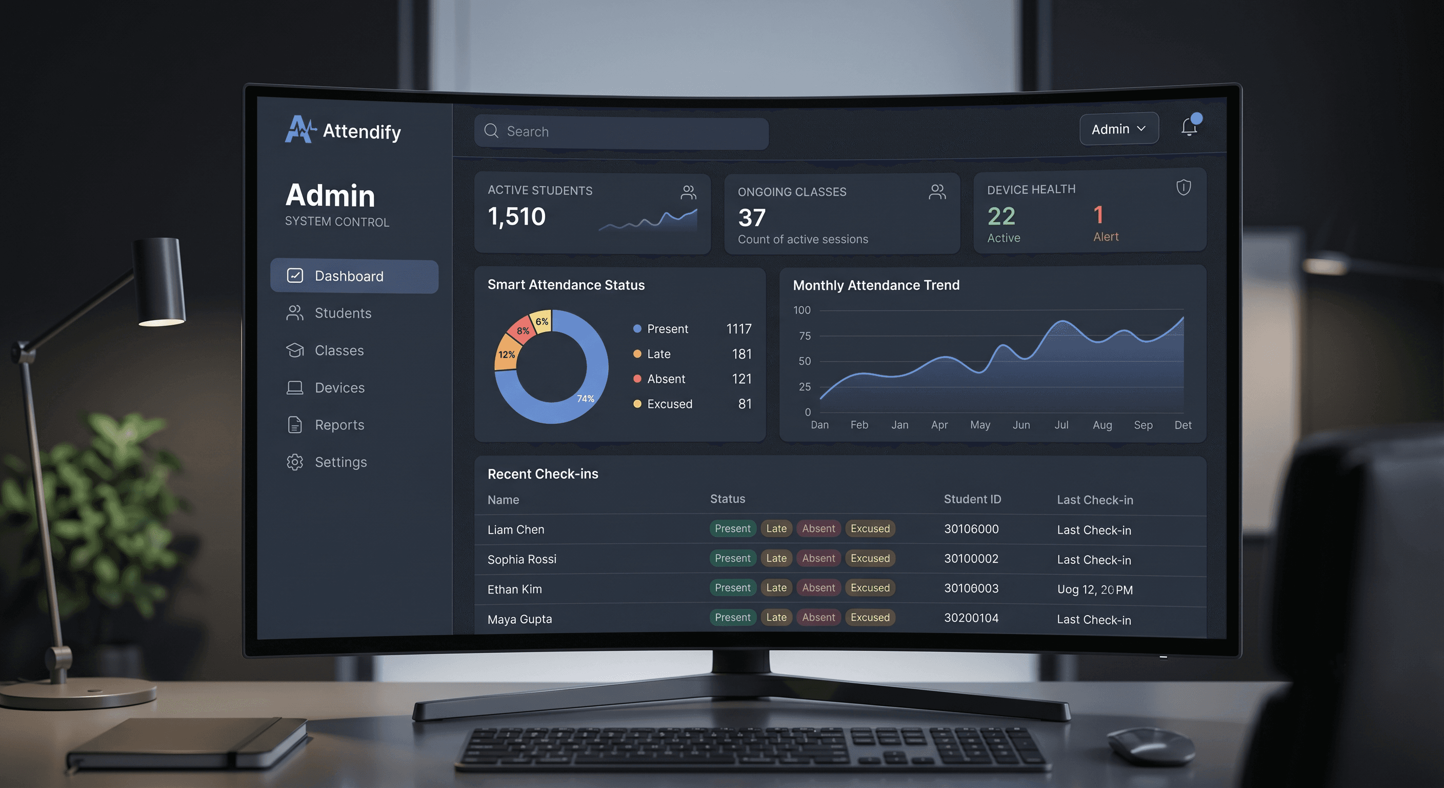 Attendify - Smart Attendance management System
