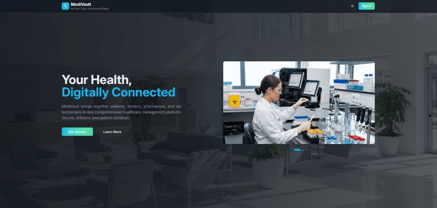 MediVault - All Your Care, One Secure Place